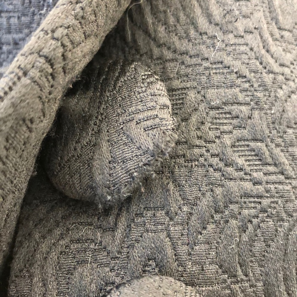 White House Black Market Black Textured Blazer - Picture 7 of 7